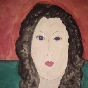 Watercolor portrait painting by Brenda Winters